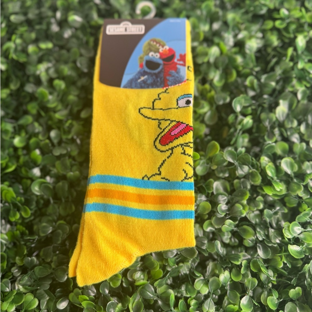 Sesame Street Yellow Socks